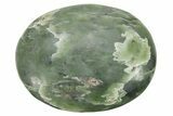 Polished Jade (Nephrite) Palm Stone - Afghanistan #220986-1